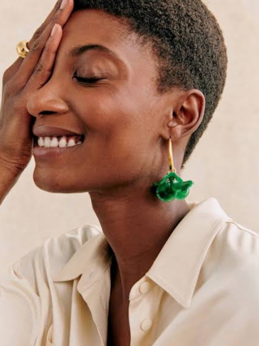 Sezane Flora Earrings NWT - Picture 8 of 8